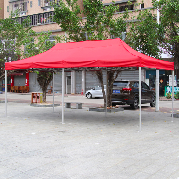 3x6m (20x10ft.) [35kg Red] Garden Pop Up Gazebo Tent for Outdoor & Indoor, Heavy Duty Frame with Waterproof & UV Protection Roof