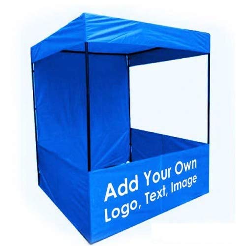 4X4X7 ft Advertising Promotional Canopy Tent (Blue)