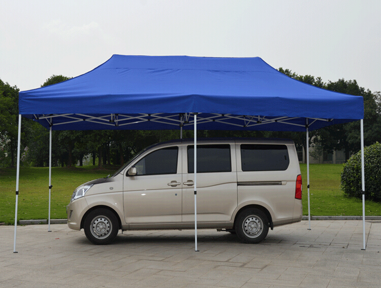 10X 20 Ft. /3x6m [35 kg] Portable Gazebo Tent or Canopy Tent with 3 Side Covering – Blue