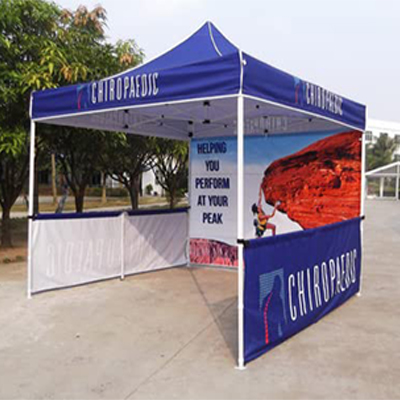 10X10 ft / 3X3 M Pop Up Gazebo Tent , Portable Tent ,Heavy Duty Instant Shelter Event Tent with Print