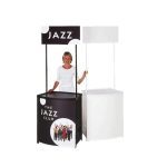 Promotional Demo Table with Your Custom Print, Promotable Trade Show Display Table/Booth Stand Kiosk with Print 2.5 * 2.5 Feet (Send Design on 9534291882) - Image 2