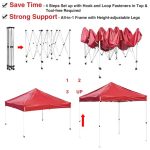 10X10 feet Heavy Duty Gazebo Tent (27 Kg) - Image 2