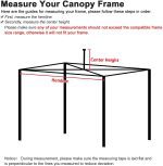 10x10 ft Replacement Canopy Top Cover , Gazebo Top Cover - Image 2
