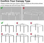 10x10 ft Replacement Canopy Top Cover , Gazebo Top Cover - Image 3