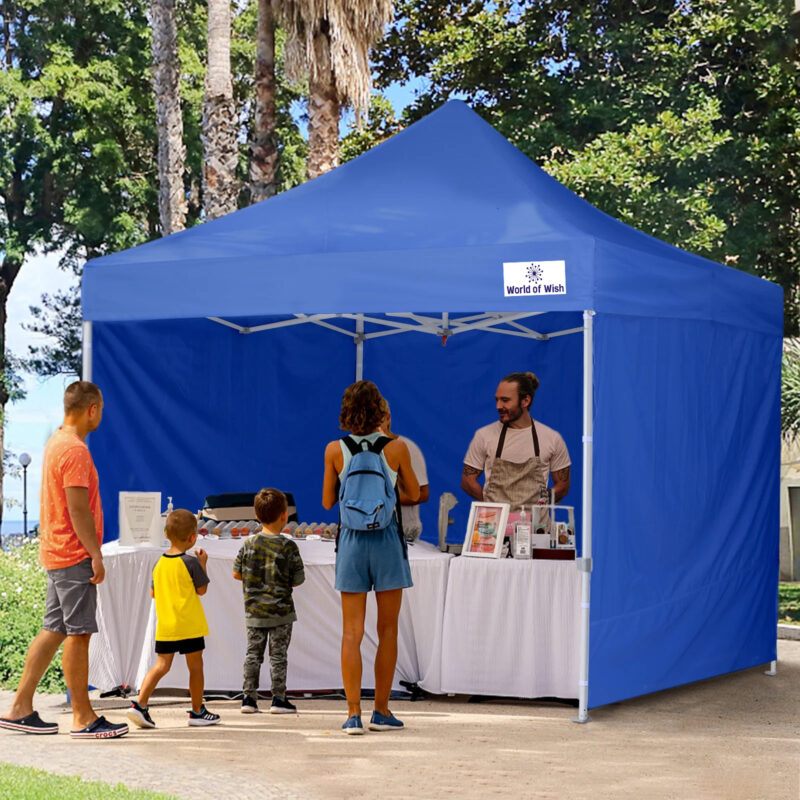 10 x 10 Feet Gazebo Tent with 3 side cover