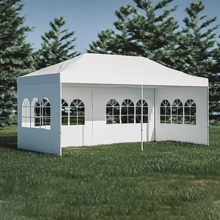 10X20 ft Gazebo tent with window side cover