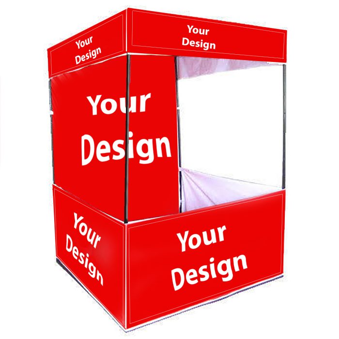 canopy-1500X1500 with print 4x4x7 feet Advertising Promotional Canopy Tent with Print - Image 1