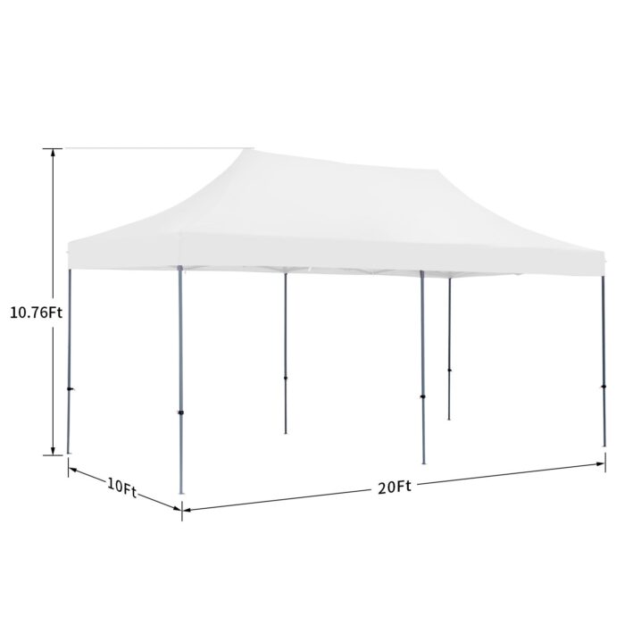 20X10 feet Premium Heavy Duty (50 Kg) Pop Up, foldable and waterproof Gazebo tent - Image 2