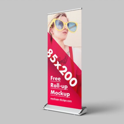 Luxury roll up standee