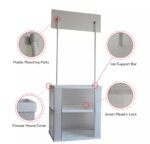 Promotional Demo Table | Promotion Counter | Trade Show Display Table | Booth Stand Kiosk in White Plain Colour with 2.5 * 2.5 Feet - Easy Installation - Image 2